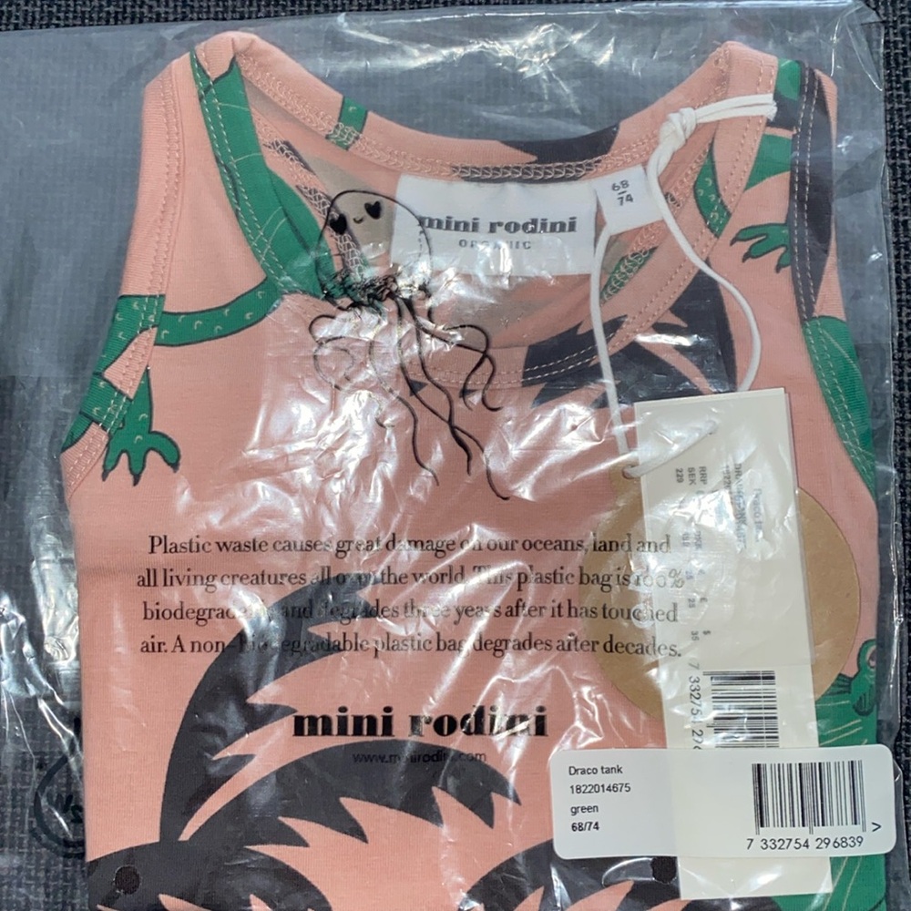 Mini Rodini DRACO Tank NWT - Picture 3 of 3